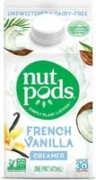 Mängden socker i Nut pods french vanilla unsweetened dairy-free creamer