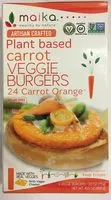 Mängden socker i Maika, Veggie Burger, Carrot Orange