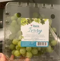 Mängden socker i Green grapes