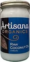 Mängden socker i Organics raw virgin coconut oil