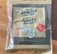Mängden socker i Roasted seaweed sushi nori
