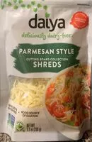 Mängden socker i Parmesan Style Shreds