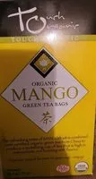 Mängden socker i Organic mango green tea bags