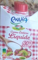 Mängden socker i crème entière liquide