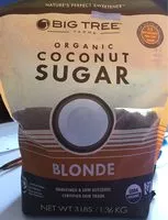Mängden socker i Organic coconut sugar