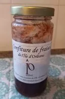 Mängden socker i Confiture de fraises de l'Île d'Orléans