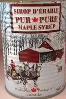 Mängden socker i Sirop d'Érable Pur