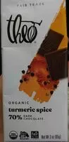Mängden socker i Chocolate (Dark) - Turmeric Spice