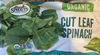 Mängden socker i organic cut leaf spinach