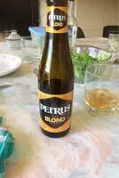 Mängden socker i Bouteille De Bière Petrus Blonde 6.6° 33CL