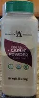 Mängden socker i Organic Garlic Powder