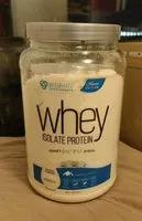 Mängden socker i Vanilla whey isolate protein, vanilla