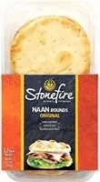 Mängden socker i Original naan rounds naans