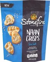 Mängden socker i Sea salt naan crisps flavor flame baked in made