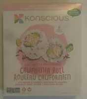 Mängden socker i Plant-Based California Roll with Avocado and Cucumber