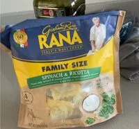 Mängden socker i Spinach and ricotta ravioli