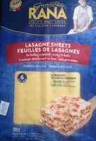 Mängden socker i Feuilles de lasagnes