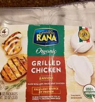 Mängden socker i Organic grilled chicken ravioli