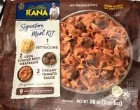Mängden socker i Fettuccine Beef Meatballs