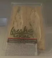 Mängden socker i Turkey & Monterey Jack Sandwich