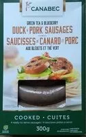Mängden socker i Saucisses canard et porc