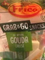 Mängden socker i All natural mild & creamy gouda cheese grab & go snacks, gouda, mild & creamy
