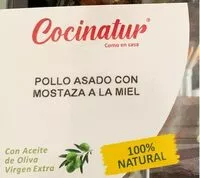Mängden socker i Pollo asado con mostaza y miel