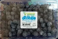 Mängden socker i Blueberries/Bleuets