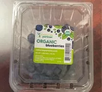 Mängden socker i Organic Blueberries