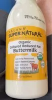Mängden socker i Organic cultured reduced fat buttermilk