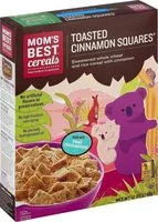 Mängden socker i Mom's best cereals toasted cinnamon squares