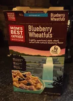 Mängden socker i Lightly sweetened whole wheat cereal with natural blueberry wheatfuls, blueberry