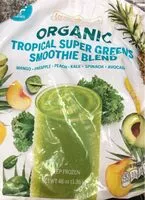 Mängden socker i tropical super green smoothie blend