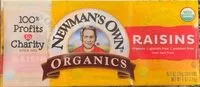Mängden socker i Organic raisins