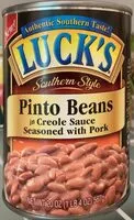 Mängden socker i Southern style pinto beans in creole sauce seasoned with pork