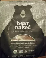 Mängden socker i Dark chocolate hazelnut butter premium granola