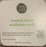 Mängden socker i roasted salted sunflower seeds