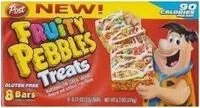 Mängden socker i Post Fruity Pebbles Treats 8count Box