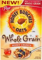 Mängden socker i Honey bunches of oats cereal honey crunch