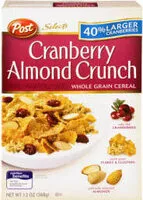 Mängden socker i Great grains cranberry almosd crunch whole grain