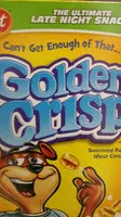 Mängden socker i Golden crisp Sweetened Puffed Wheat Cereal