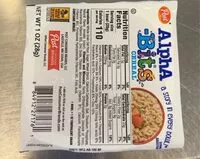 Mängden socker i Alpha bits ceral