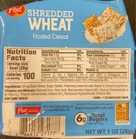 Mängden socker i Shredded Wheat Frosted Cereal