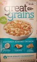 Mängden socker i Cereal, coconut almond crunch