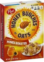 Mängden socker i Crunchy honey roasted cereal