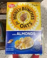 Mängden socker i Honey Bunches of oats w/ almosnd