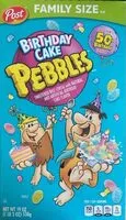 Mängden socker i birthday cake pebbles