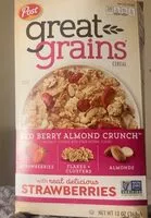 Mängden socker i Red Berry Almond Crunch