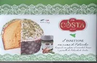 Mängden socker i Panettone con crema di pistacchio