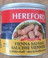 Mängden socker i Vienna Sausage in Chicken Broth